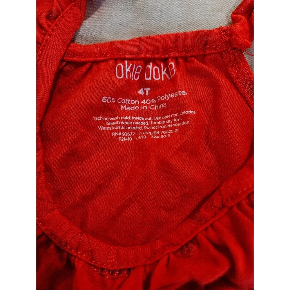 Disney Wonder Nation Okie Dokie Girls 4T Bundle Dress Romper Skirt Shorts 7pc